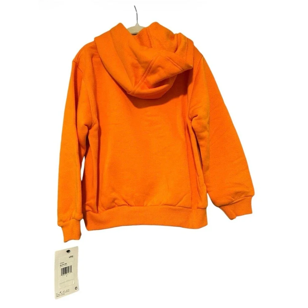Club Fleece Sportswear Pullover Hoodie orange, size 4 new